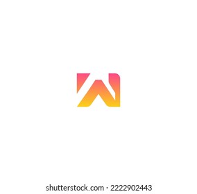 Elementos de plantilla de diseño de logotipo de letra W. Logo de la letra digital abstracta moderna. Ilustración vectorial.