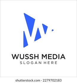 W Letter Logo Design Template