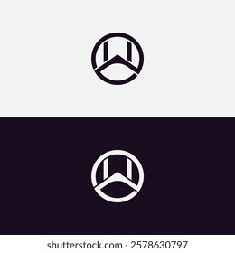 W letter logo design template elements. Modern abstract digital alphabet letter logo. Vector illustration.
