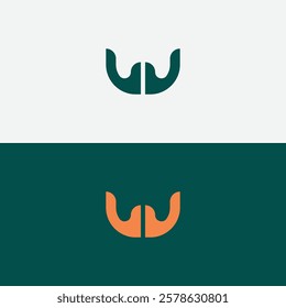 W letter logo design template elements. Modern abstract digital alphabet letter logo. Vector illustration.
