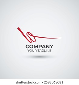 W Letter Logo design Template