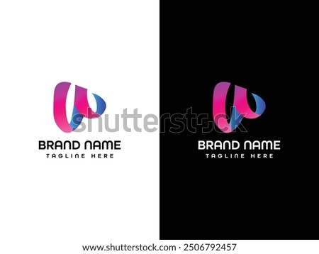 W Letter Logo Design Template