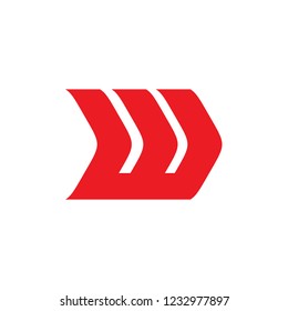 W letter logo design vector template