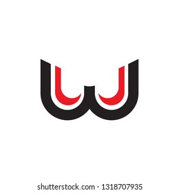 W letter logo design vector template