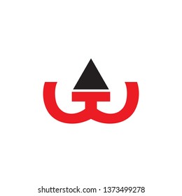 W letter logo design vector template