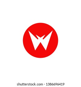 W letter logo design vector template