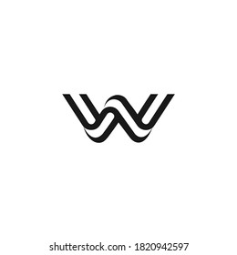 W Letter Logo Design Vector.