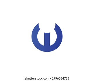 W letter logo design vector template