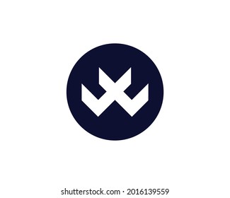 W letter logo design vector template
