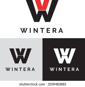 W Letter Logo. W Letter Design Vector Illustration Modern Icon.