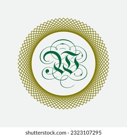 W letter logo design in vector.