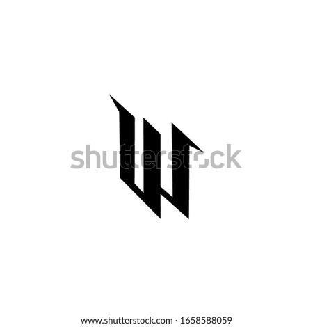 W Letter Logo Design Vector