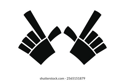 W Letter Logo with Finger Shape