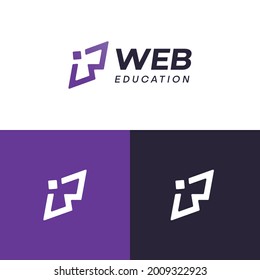 W Letter Logo Icon Creative Shape Vector illustration