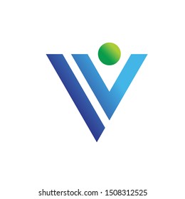 W letter logo icon vector design