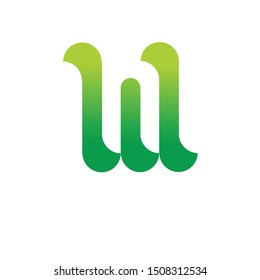 W letter logo icon vector design