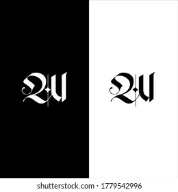 Diseño monográfico del logotipo de la letra W