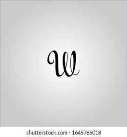 W letter logo with nice white background.W letter icon.