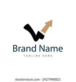 Logotipo de una letra en estilo simple Ilustración de plantilla de marca de producto de lujo