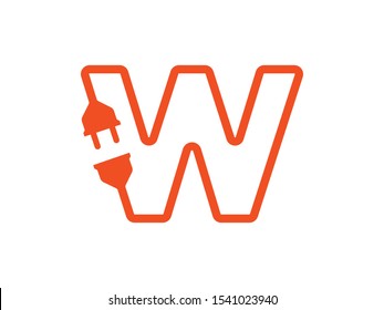 W Letter logo or symbol template
