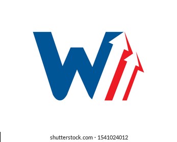 W Letter logo or symbol template