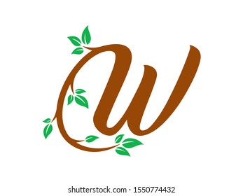 W Letter logo or symbol template design