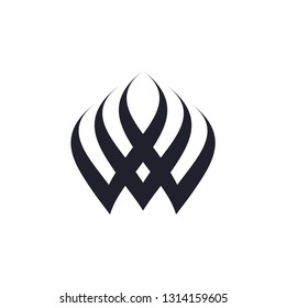 W Letter Logo Template