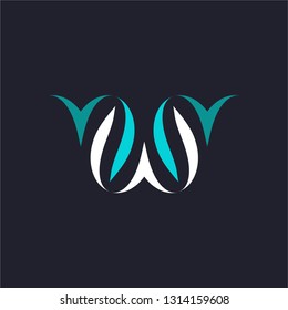 W Letter Logo Template