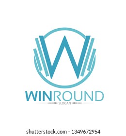 W Letter Logo Template