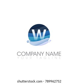 W LETTER LOGO TEMPLATE