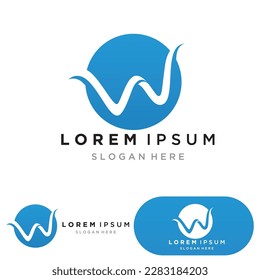 W Letter Logo Template DESIGN