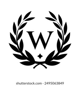 W Letter Logo Template Design