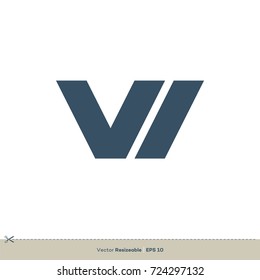 W Letter Logo Template Illustration Design. Vector EPS 10.