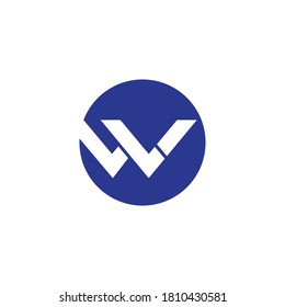 W Letter Logo Template vector illustration design