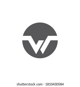 W Letter Logo Template vector illustration design