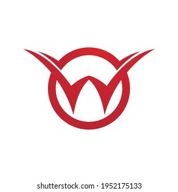 W Letter Logo Template vector illustration design