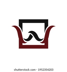 W Letter Logo Template vector illustration design