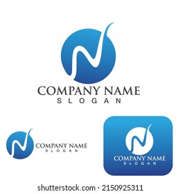 W Letter Logo Template vector  illustration design