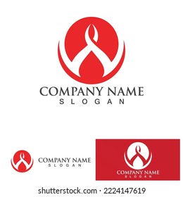 W Letter Logo Template vector illustration design