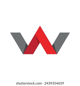 Diseño de ilustración vectorial W Letter Logo Template