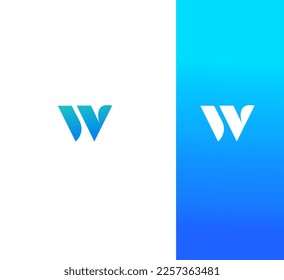 w  Letter Logo Usable Vector Template Abstract Monogram Symbol 