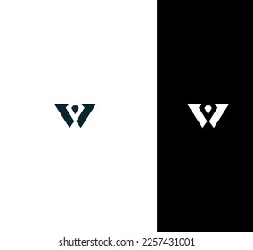 W Letter Logo Usable Vector Template Abstract Monogram Symbol 