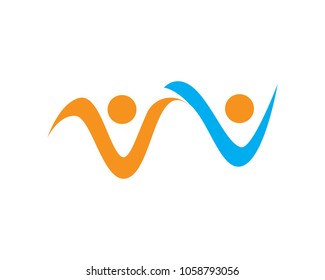 w letter logo vector