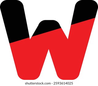w letter logo vector file eps illustration 