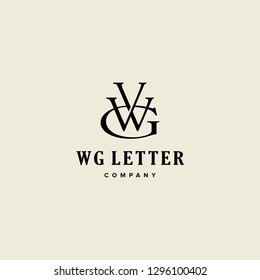 W letter logo vector icon mark