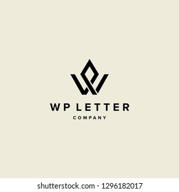 W letter logo vector icon