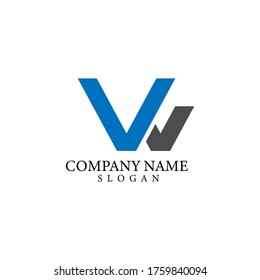W Letter Logo. Vector illustration design on EPS 10
