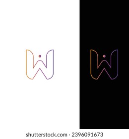 W Letter Logo Vector Professional Abstract Monogram Logo Design Symbol