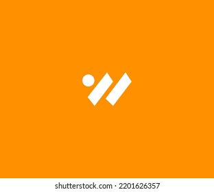 W Letter Logo Vector Template Abstract Monogram Symbol