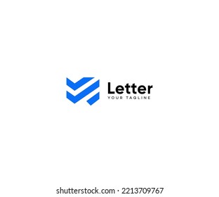 W Letter Logo Vector Template Abstract Monogram Symbol